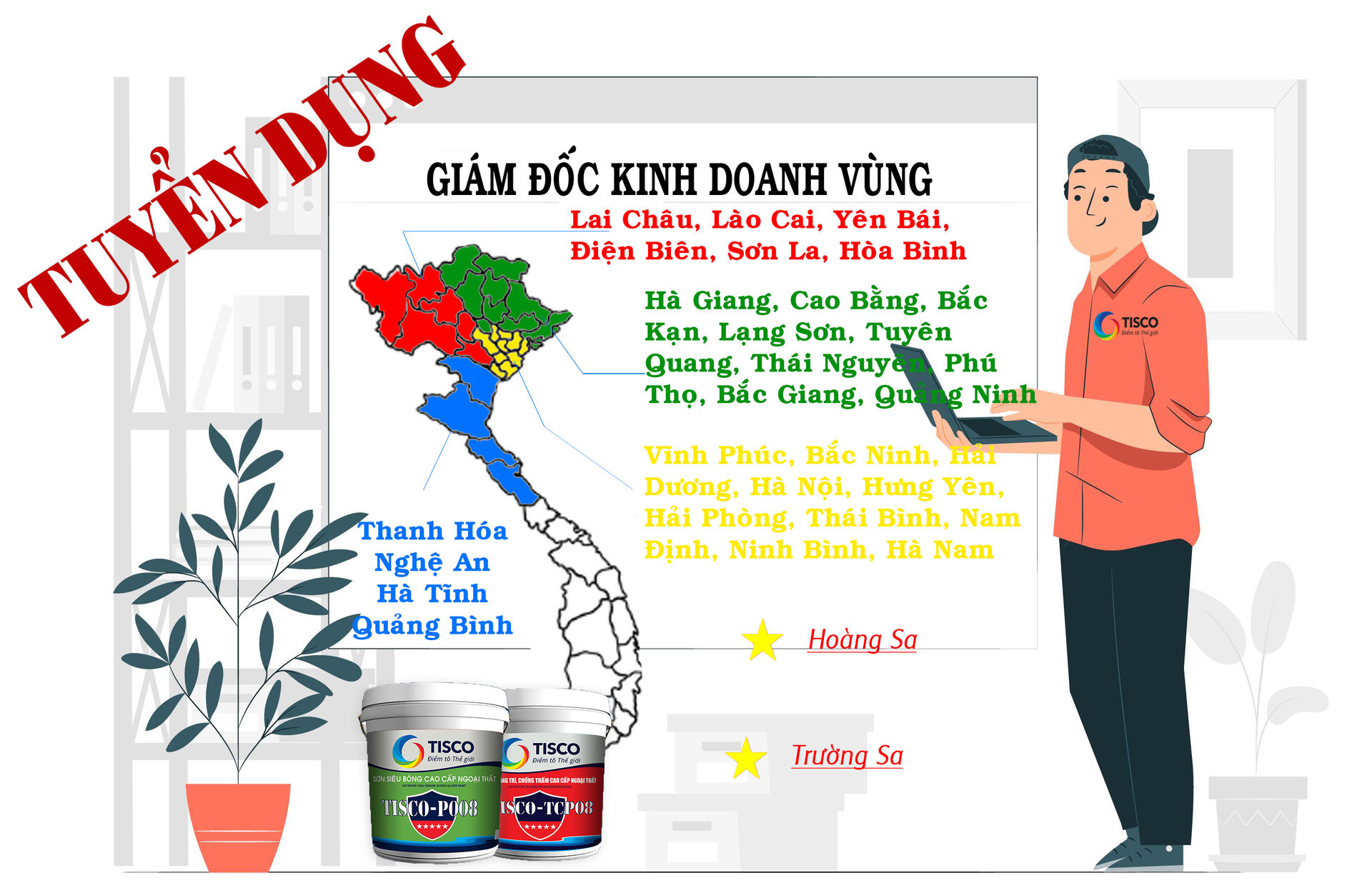THÔNG BÁO TUYỂN DỤNG GIÁM ĐỐC KINH DOANH VÙNG