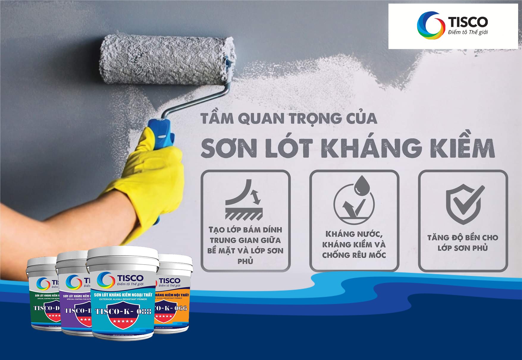 5 LÝ DO CẦN SƠN LÓT KHÁNG KIỀM CHO CÔNG TRÌNH
